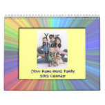 Create Your Own 2012 Photo Calendar, Family Fun