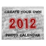 Create Your Own 2012 Photo Calendars