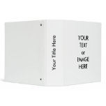 CREATE YOUR OWN 2" BINDER TEMPLATE (White)