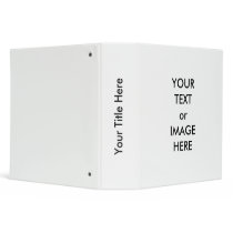CREATE YOUR OWN 2" BINDER TEMPLATE (White)