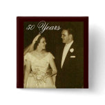 Create your own 50th Anniversary Invitations Button