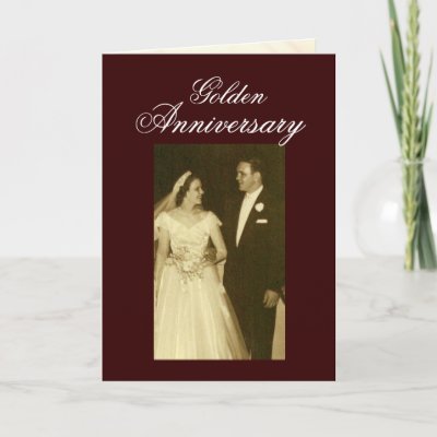 Create your own 50th Anniversary Invitations Card by perfectpostage