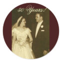 Create your own 50th Anniversary Invitations sticker