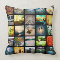Create your own a unique and original instagram throw pillow