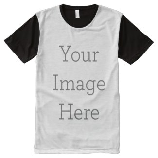 Create Your Own All-Over Printed Panel T-Shirt