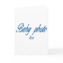 CREATE YOUR OWN BABY PHOTO cards