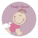Create your own baby shower stickers by perfectpostage Create your own baby shower stickers