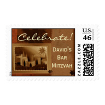 Create your own Bar Mitzvah postage