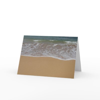 Create your own beach theme cards