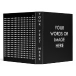 CREATE YOUR OWN BINDER TEMPLATE (Black)