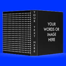 CREATE YOUR OWN BINDER TEMPLATE (Black)