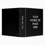 CREATE YOUR OWN BINDER TEMPLATE (Black)