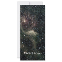 Create Your Own Bookmark With Background of Stars Rack Card