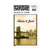 Create your own Brooklyn Bridge custom postage