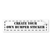 Create Your Own Bumper Sticker