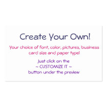 Create Your Own Business Card business cards