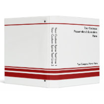 Create Your own Business Presentation Binder