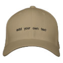 create your own cap embroidered hats