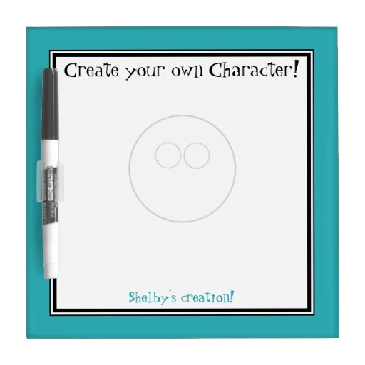 Create your own Character - Dry-Erase Board
