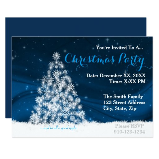 Create Your Own Christmas Party Invitations Free