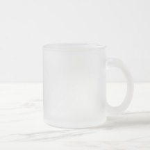 Create Your Own Custom 10 oz Frosted Glass Mugs