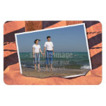 Create Your Own Custom Photo in the Sand Vinyl Magnets