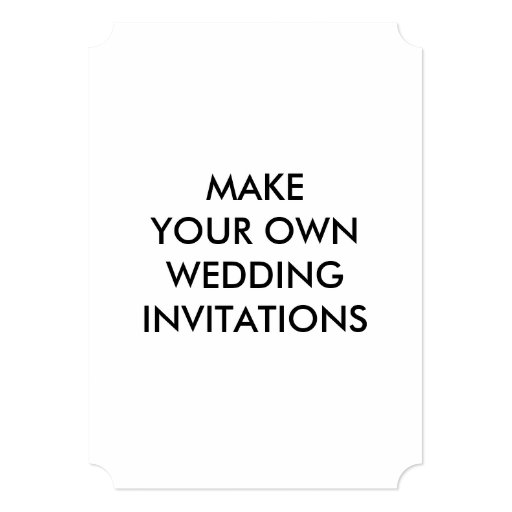 Create Your Own Custom Wedding Invitations 5 x 7 | Zazzle