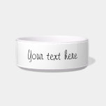 Create your own customizable cat bowl pet bowls