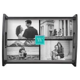 Create Your Own Customizable Wedding Photo Collage Food Tray