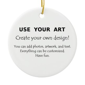 Create your own decorations use your art photos Christmas ornaments