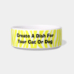 Create Your Own Dish For Your Pet Dog or Cat Cat Food Bowl
