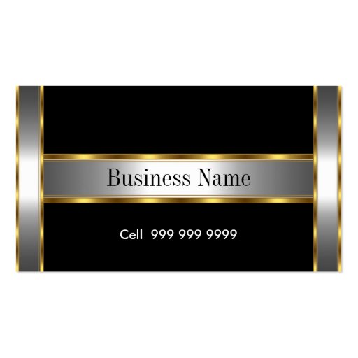 Create Your Own Elegant Business Card (front side)