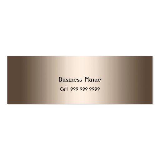 Create Your Own Elegant Business Card (back side)