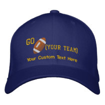Create Your Own Football Cap embroidered hats by cutencomfy Create Your Own Football Cap embroidered hats