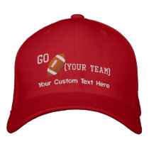 Create Your Own Football Cap embroidered hats by cutencomfy Create Your Own Football Cap embroidered hats