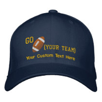 Create Your Own Football Cap embroidered hats by cutencomfy Create Your Own Football Cap embroidered hats