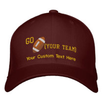 Create Your Own Football Cap embroidered hats by cutencomfy Create Your Own Football Cap embroidered hats