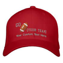 Create Your Own Football Cap embroidered hats by cutencomfy Create Your Own Football Cap embroidered hats