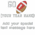 Create Your Own Football Jacket embroidered shirts