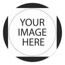 ♪♫♪ Create Your Own Gifts ~ Customize Blank Round Sticker
