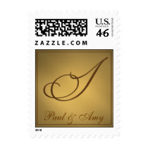 Create your own gold wedding postage - Letter i postage by aslentz Create your own gold wedding postage - Letter i postage