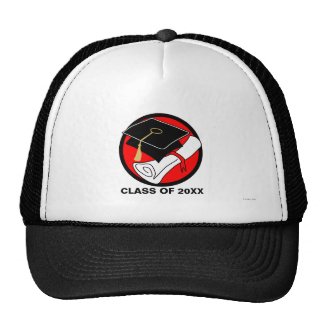 Create Your Own Graduation Cap Diploma Hat Red