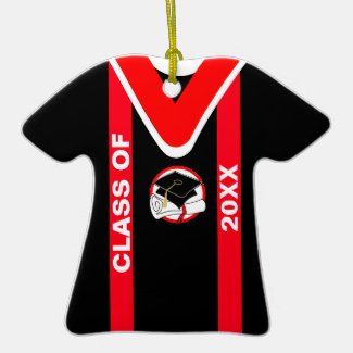 Create Your Own Graduation Gown Ornament Red