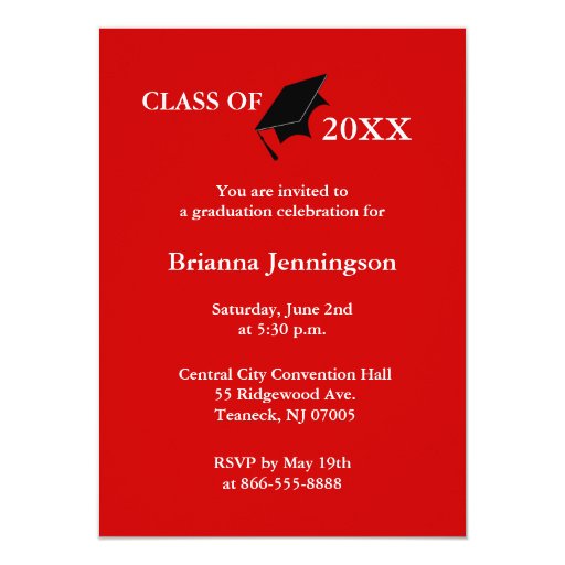 create your own graduation invitation 6 zazzle create your invitation