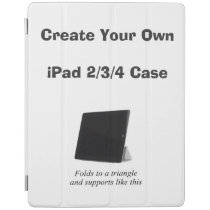 Create Your Own iPad Case w/ Folding Stand iPad Cover at Zazzle