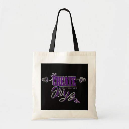 Create Your Own Joy ,Butterfly Tote Bag
