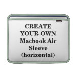 Create Your Own Macbook Air Sleeve (horizontal) rickshaw sleeves