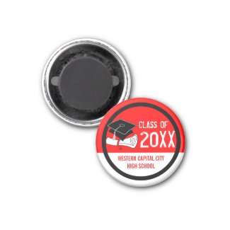Create Your Own Magnet Diploma Cap Red