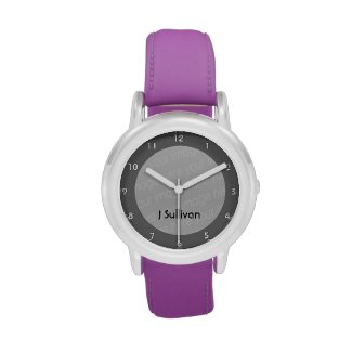 Make time telling fun with the kid’s custom stainless steel watch. Customize with your photos, artwork, and text. Black, blue, red, pink, and purple strap styles available