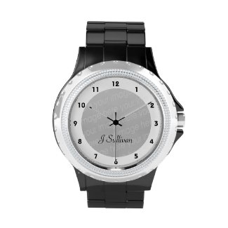 Shine and sparkle with the eWatchFactory Rhinestone Watch! Made with a Rhinestone accented face and black or white enamel alloy bracelet, this watch is the fashionable addition youre wrist has missed.